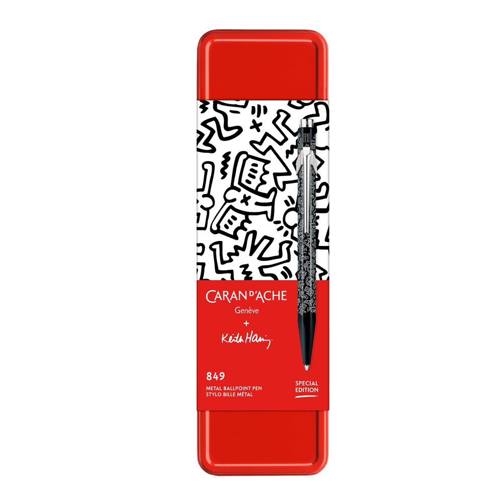 Caran Dache 849 Keith Haring Special Tükenmez Kalem Siyah 849-223