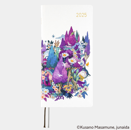 Hobonichi Techo Weeks 2025 Masamune Kusano x junaida: Through the Purple Night