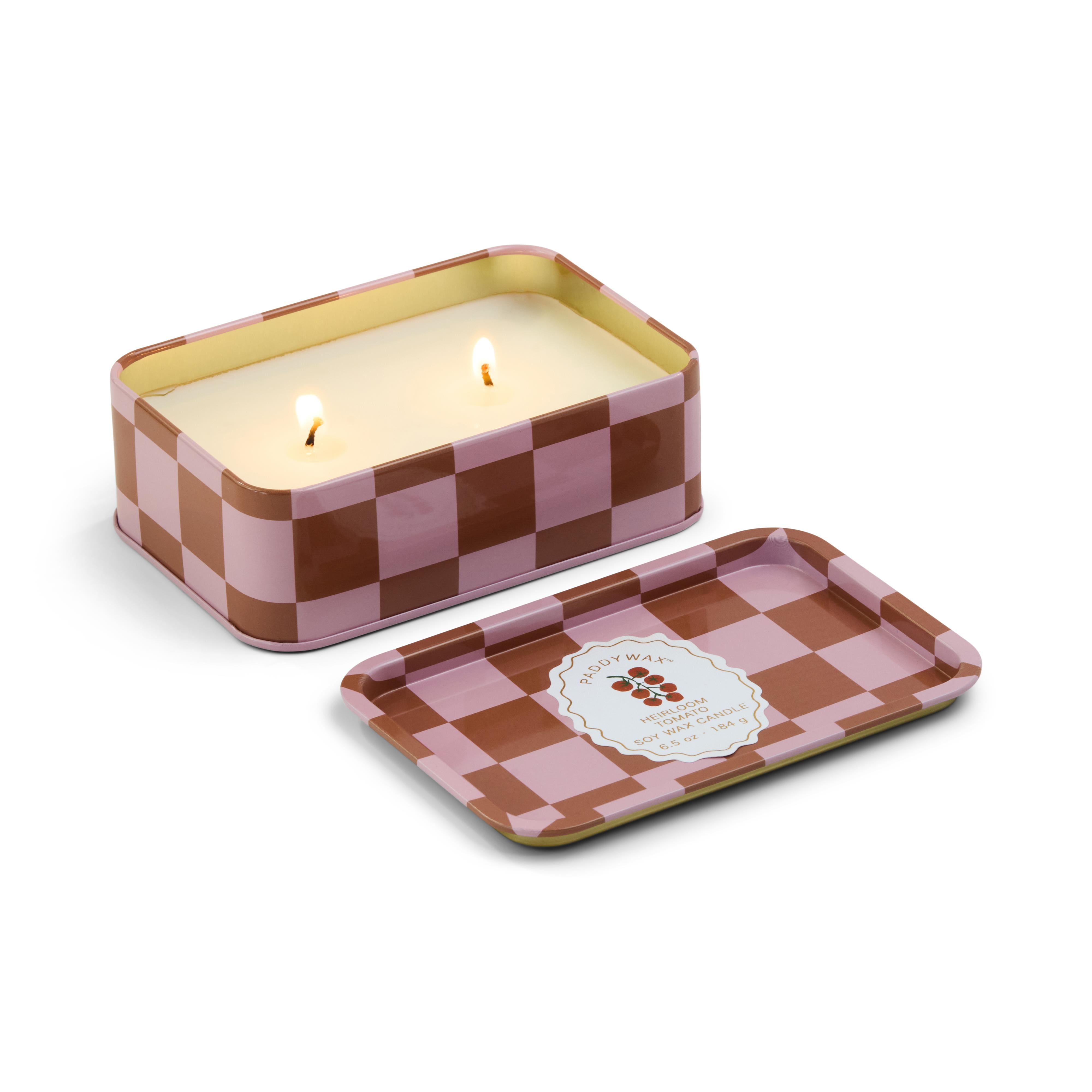 Paddywax A Dopo 184g Tomato Printed Tin Candle - Heirloom Tomato Mum