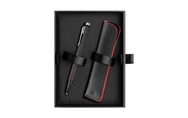 CARAN d'ACHE Ecridor Racing Tükenmez Kalem + Kalem Kılıfı 8902-009