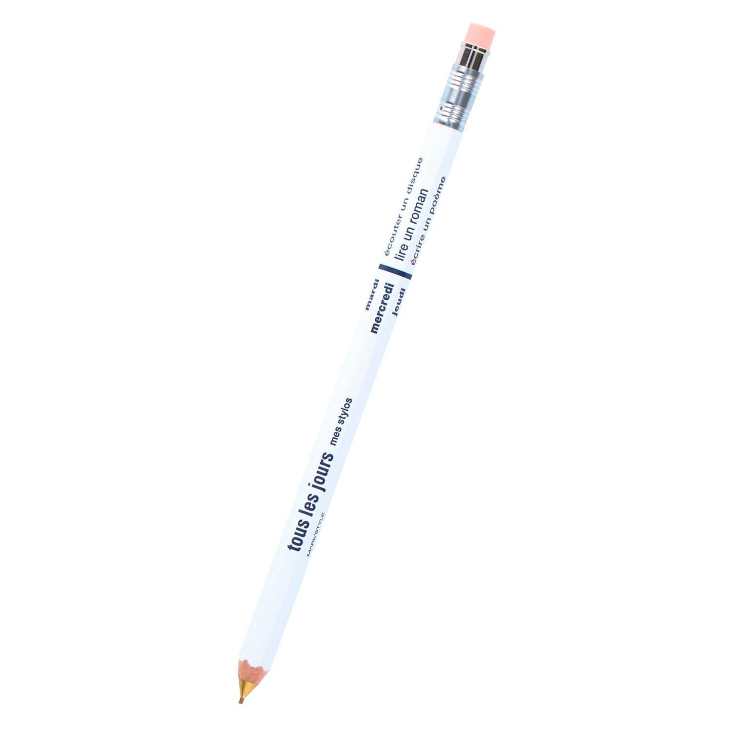 Mark's Tokyo Edge Days Mekanik Kalem DAY-SH1-WH White