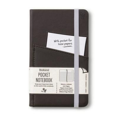 IF Bookaroo Pocket (A6) Notebook Journal Çizgili Defter - Black 