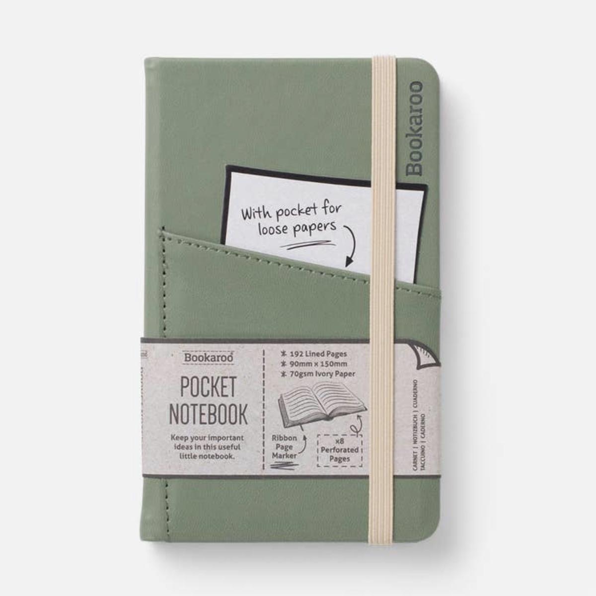 IF V & A Bookaroo Journal Pocket A6 Çizgili Defter  Light Grey