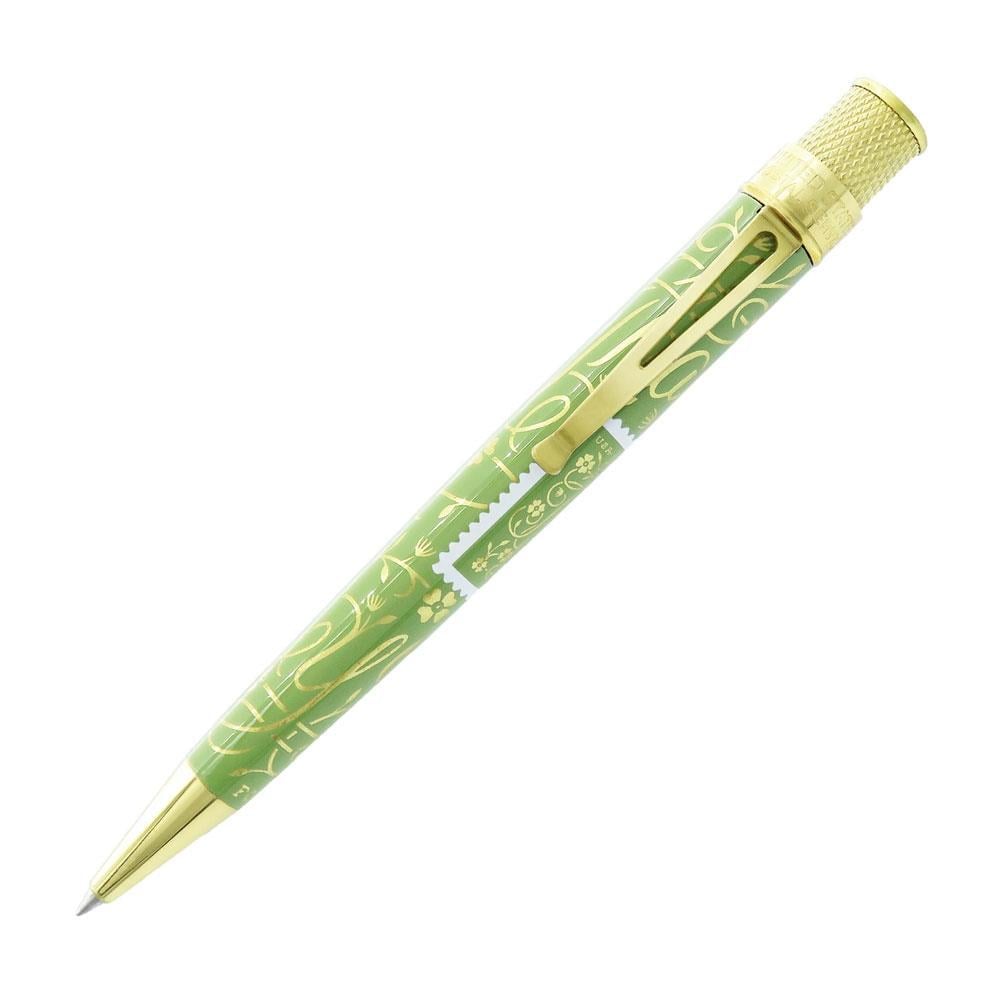 Retro 51 USPS Thank You Stamp Roller Kalem Green PRR-2256