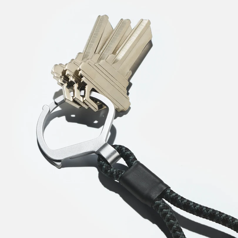 Craighill Rope Split Ring Anahtarlık - Siyah