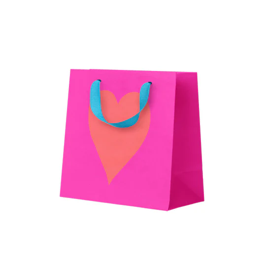 Ohh Deer Ashkahn Tasarımı Küçük Hediye Çantası Neon Heart 12120