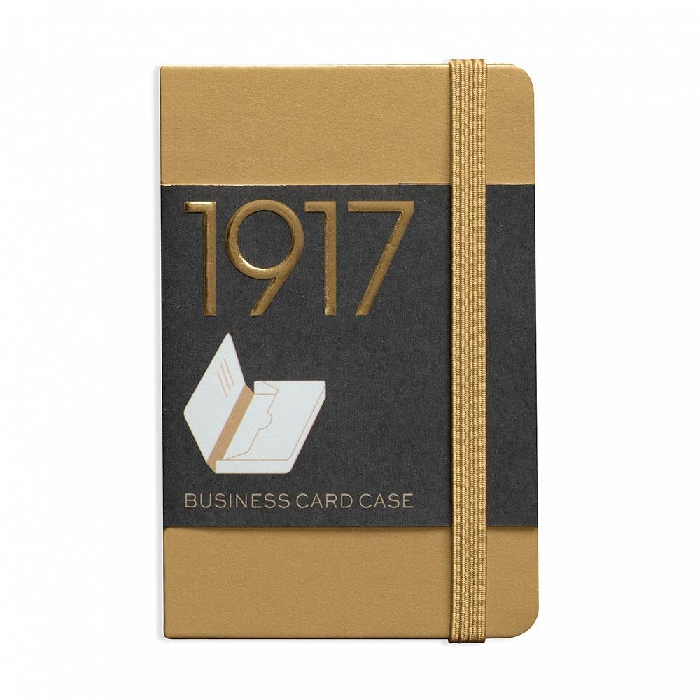 Leuchttrum 1917 Defter Görünümlü Kartvizitlik Gold 355540