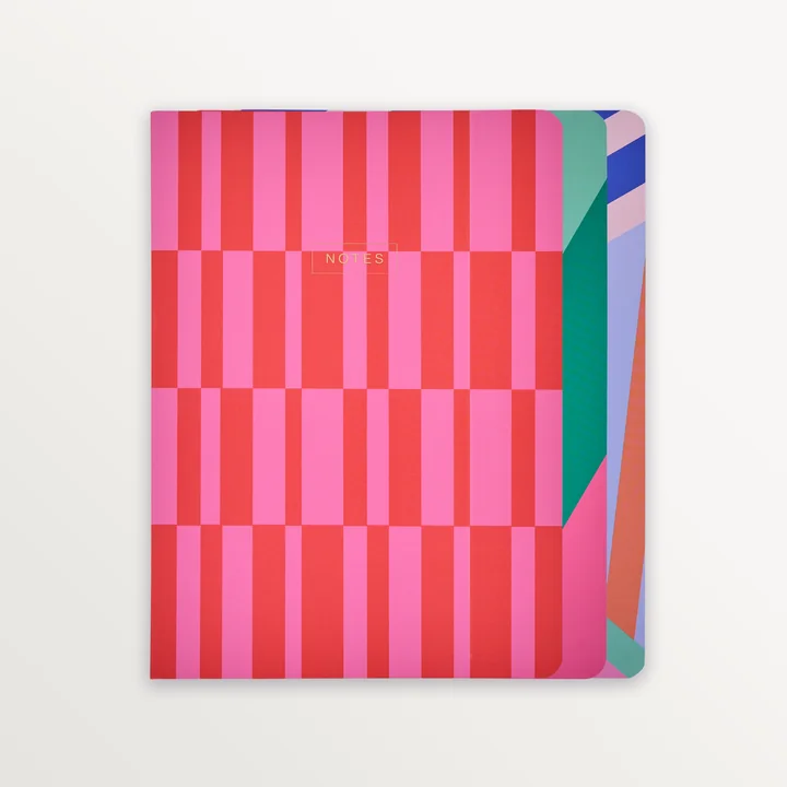 EPISODE STRIPE BROAD STRIPES SET OF 3 A5 NOTEBOOKS
