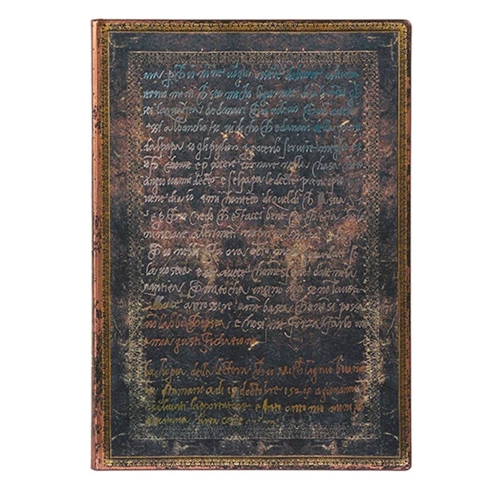 Paperblanks Michelangelo, Handwriting Sert Kapak 13x18 cm Çizgili Defter FB9636-8