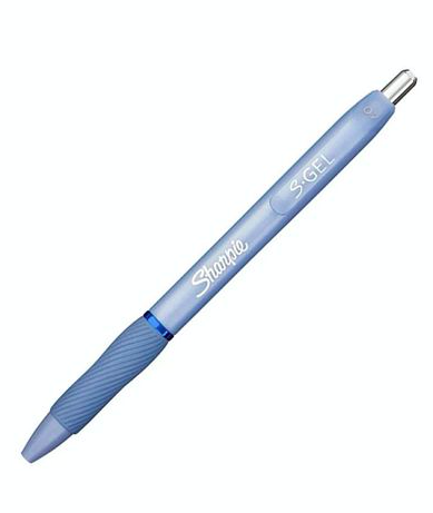 Sharpie Gel 0.7 mm Buz Mavisi - Beyaz Gövdeli Mavi Jel Mürekkepli Kalem
