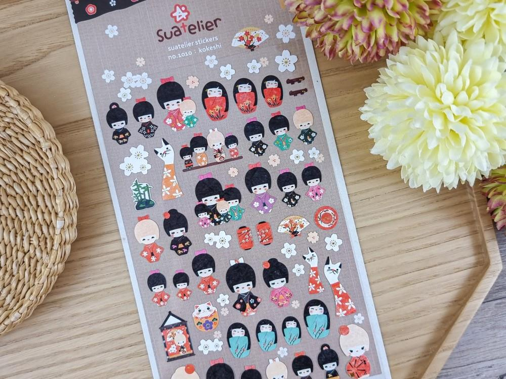 Suatelier Deco Sticker Kokeshi 