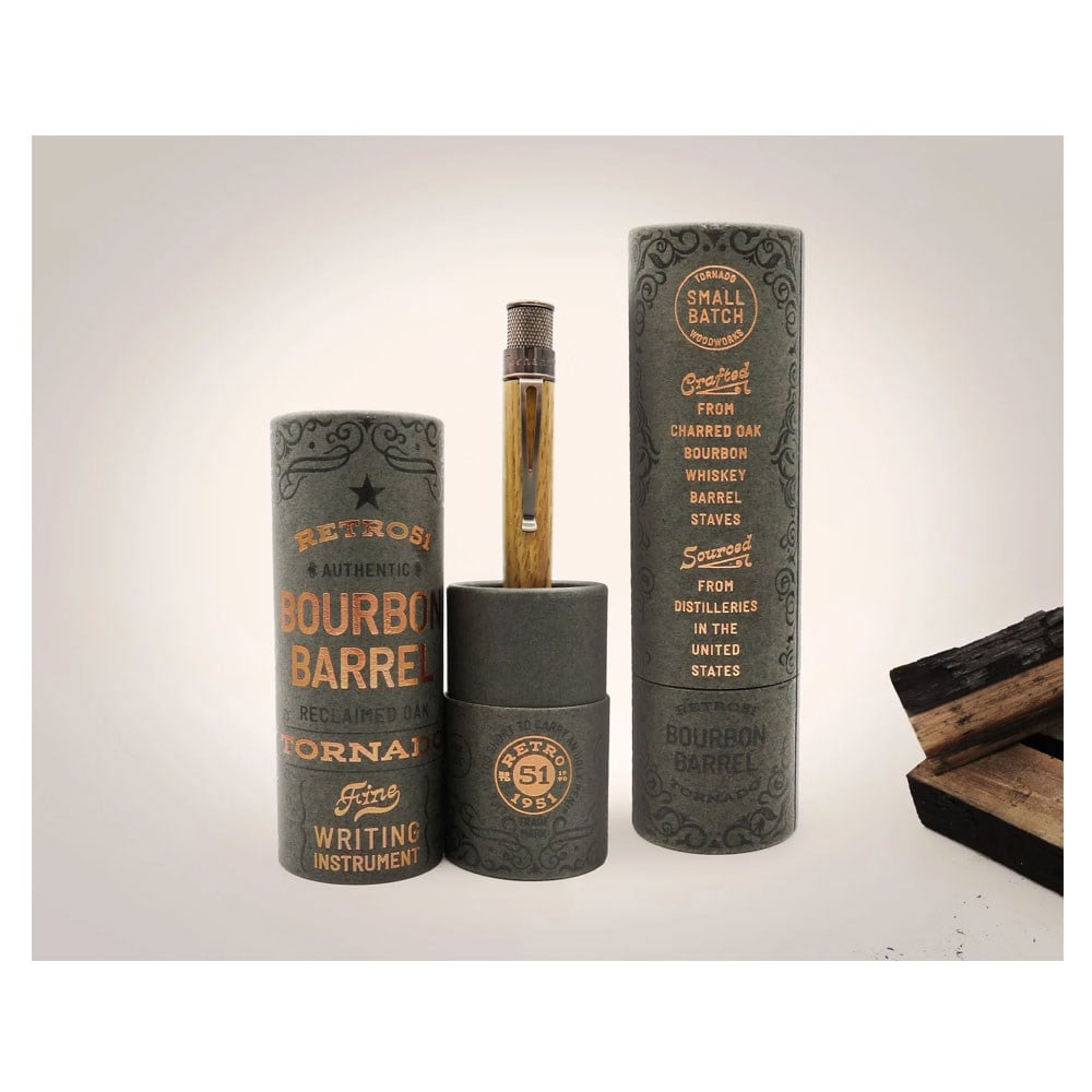 Retro 51 Tornado Woodworks Bourbon Barrel Roller Kalem VRR-2453