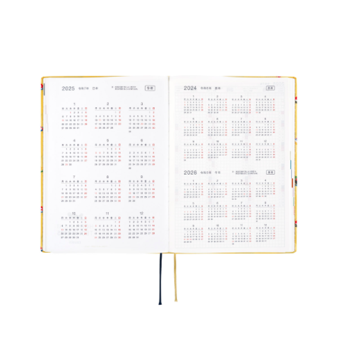 Hobonichi Hon A5 2025 Japanese Version Bow & Tie: Sushi Ajanda/Planner