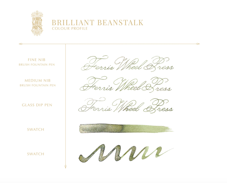 Ferris Wheel Press 20 ml Şişe Mürekkep Brillant Beanstalk
