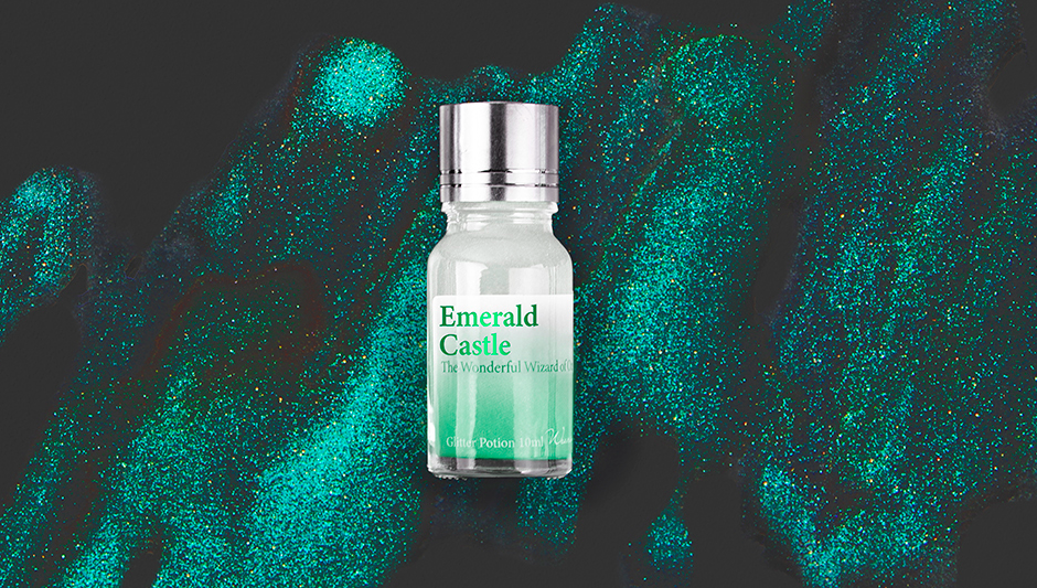 Wearingeul Emerald Castle (Wizard of Oz) Glitter Potion Mürekkep Simi 10ml 