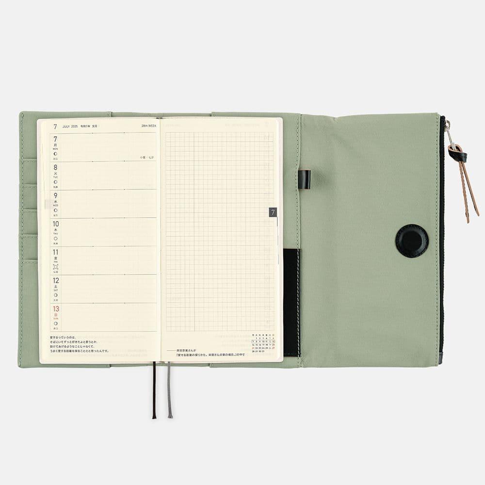 Hobonichi Techo Weeks Cover - Tragen (Oakmoss) Defter Kılıfı