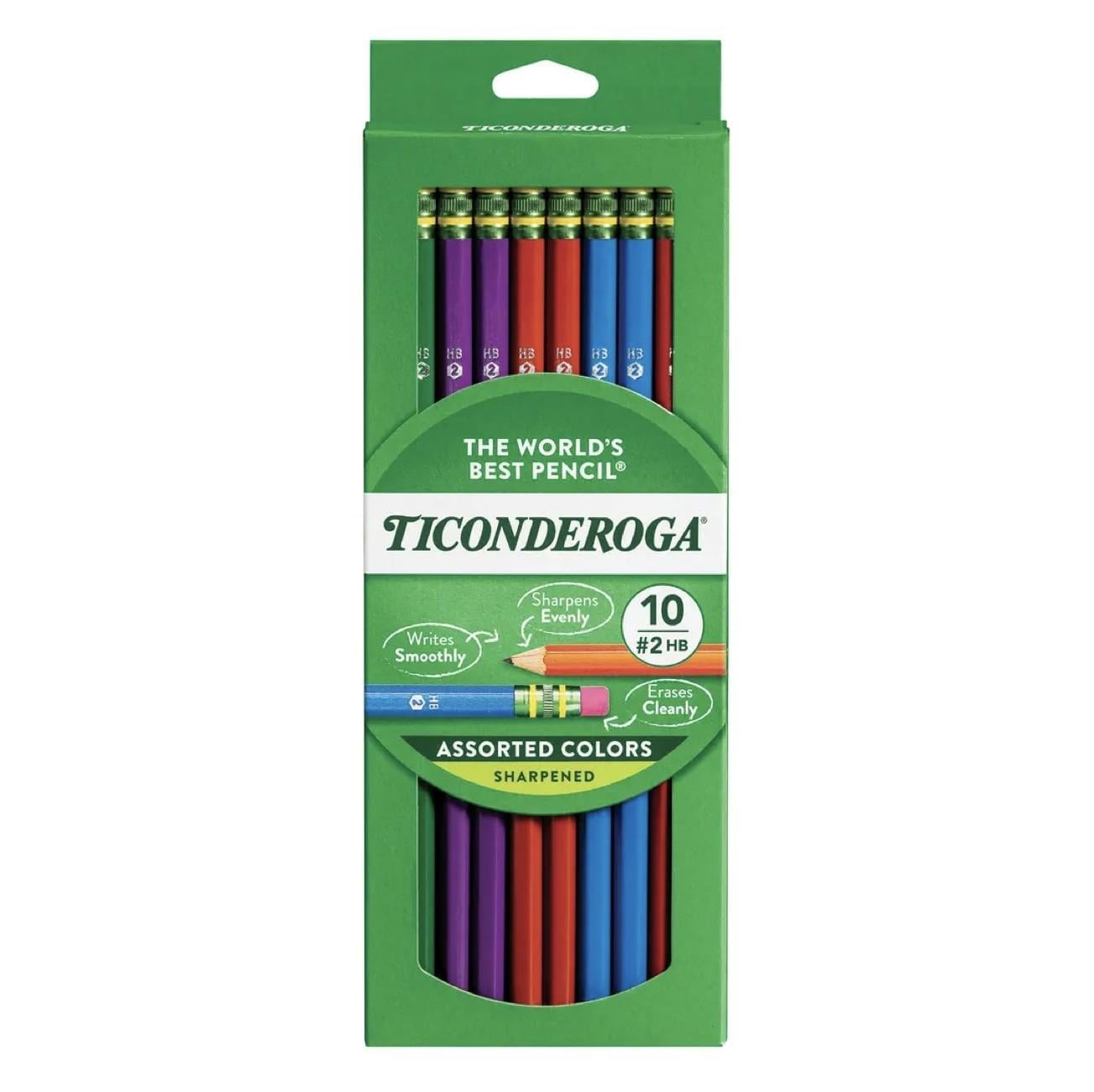 Dixon Ticonderoga The World's Best Pencil Assorted Colors 10'lu Kurşun Kalem