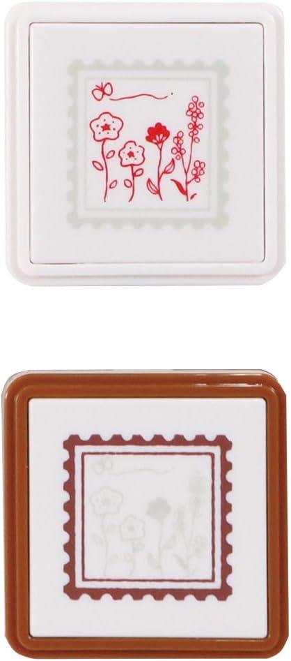 Kutsuwa Stamp Hanko Flower Stamp DE013K
