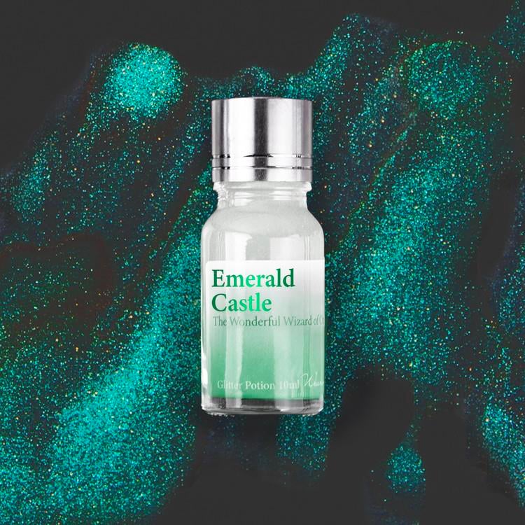 Wearingeul Emerald Castle (Wizard of Oz) Glitter Potion Mürekkep Simi 10ml 