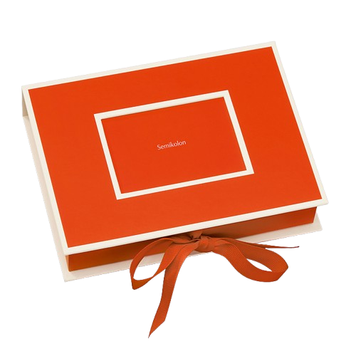 Semikolon Küçük Fotoğraf Kutusu orange