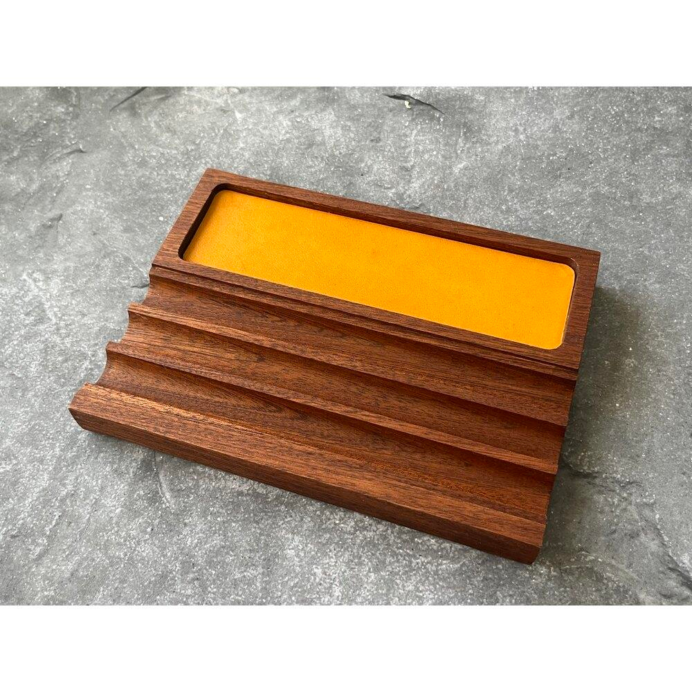 Aegan Leather Maun Kalem Tepsi & Mürekkep Standı 