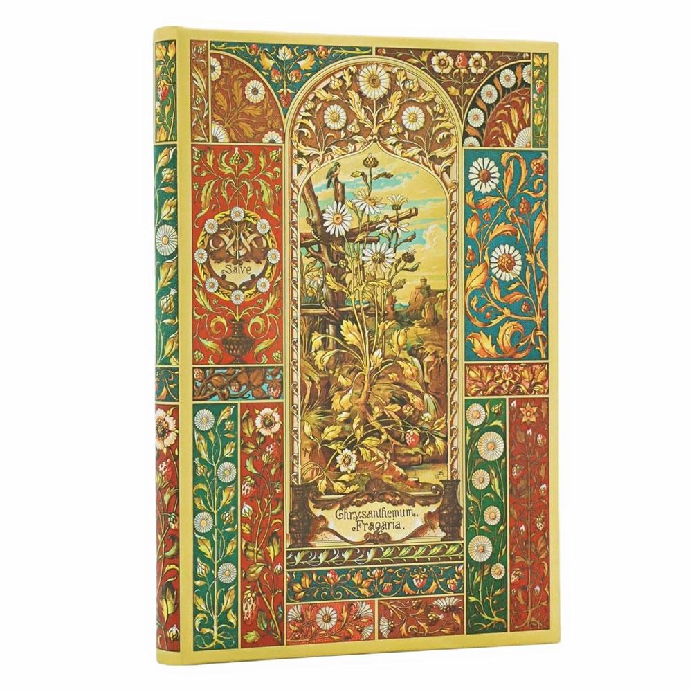 Paperblanks Viennese Fruit Sert Kapak 18x23 Sert Kapak 120 gr 144 Sayfa Çizgisiz Defter PB1330-4