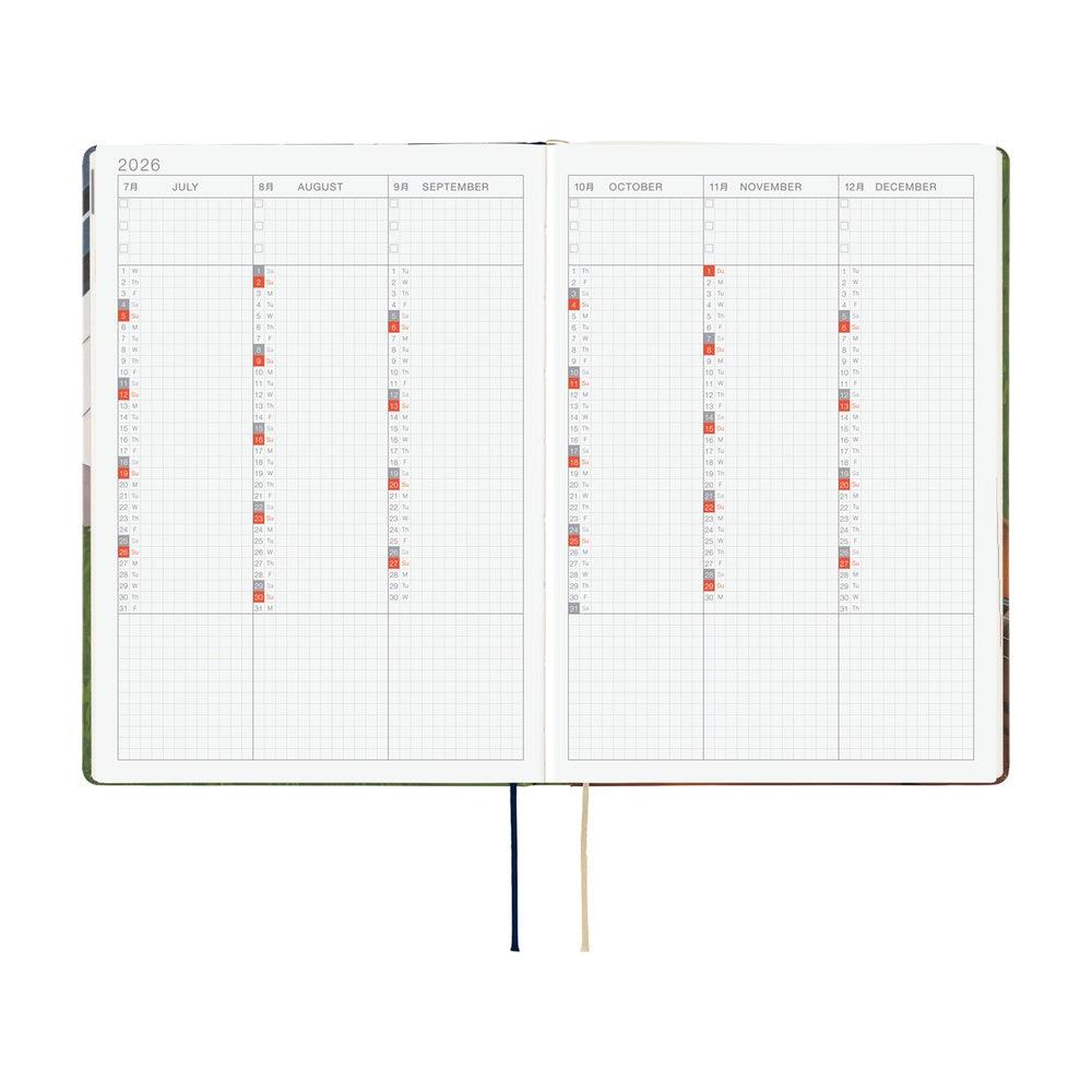 Hobonichi Techo HON - A5 English - Hiroko Kubota: Waiting on the Chord - 2026 Jan Start