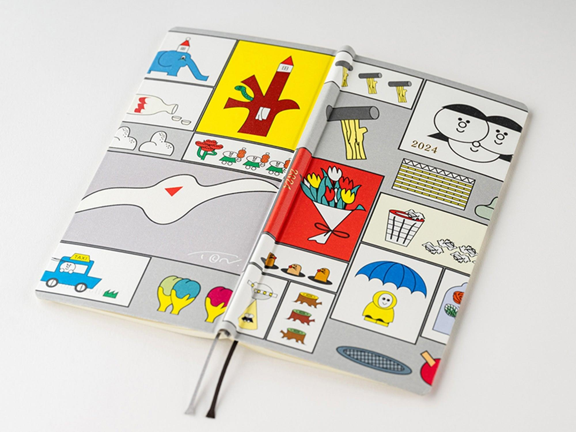 Hobonichi Weeks Japanese Version 2024 Jan. Start Tomomi Nishikawa Hanafi Set