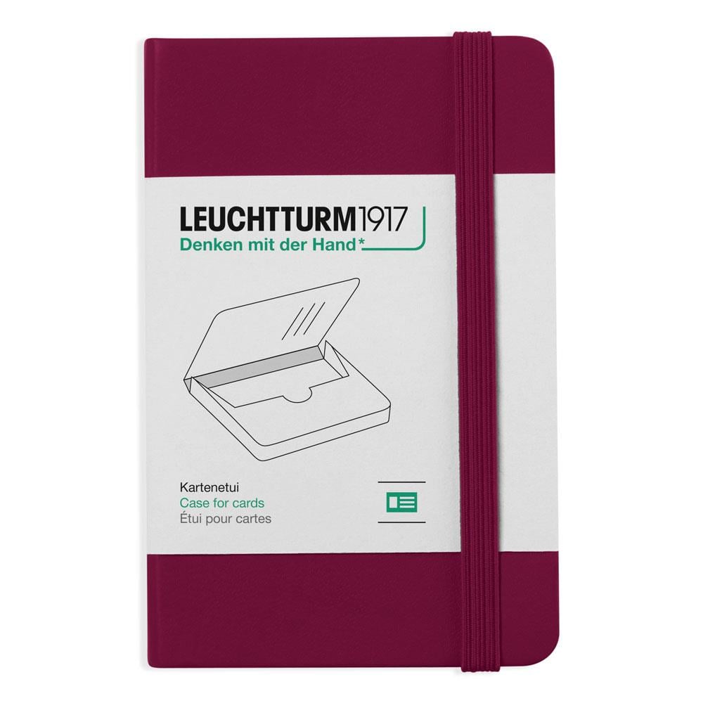 Leuchttrum 1917 Defter Görünümlü Kartvizitlik Port Red 364418
