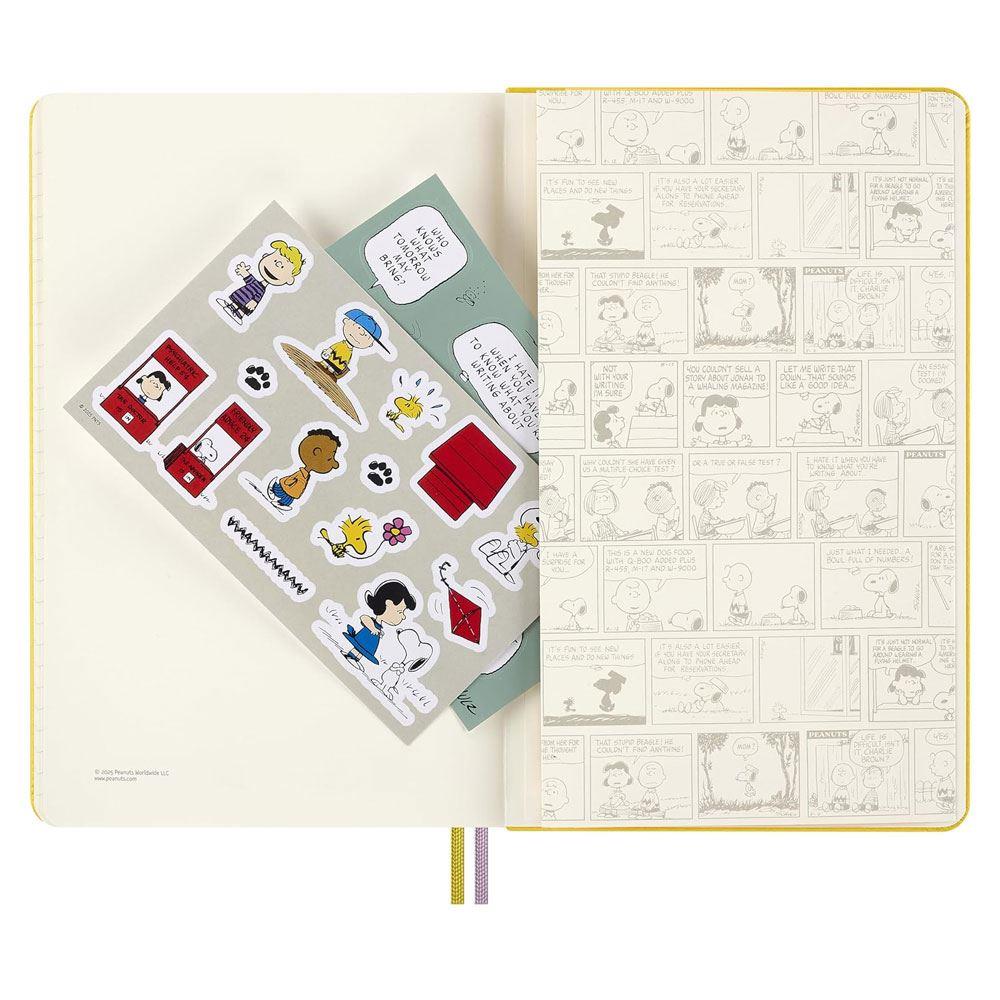 Moleskine 2025 Limited Edition Peanuts Patty Sert Kapak 13x21 Çizgili Defter Yellow