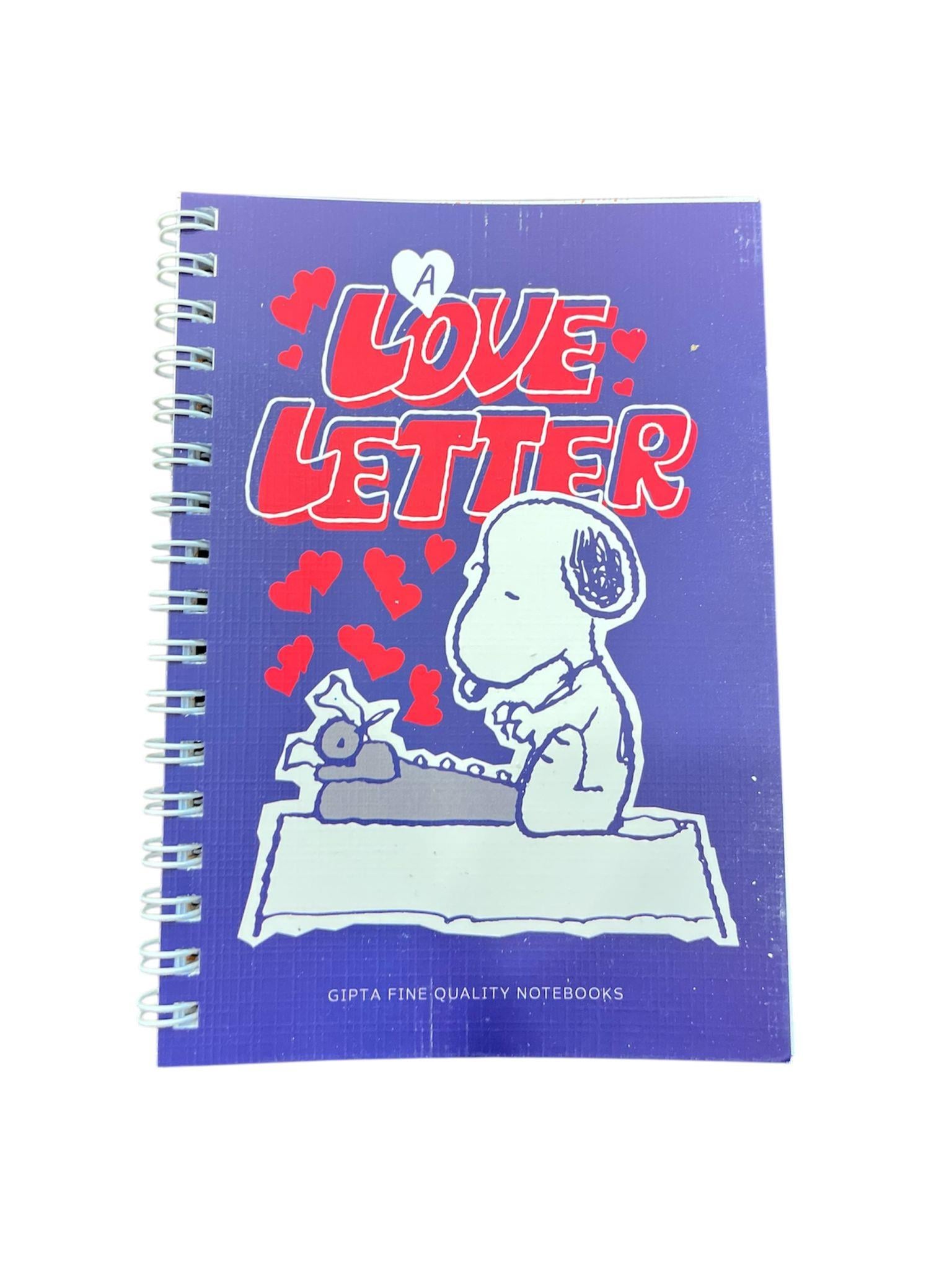 Gıpta 7316 Snoopy Spiralli A6 Karton Kapak Telli Defter 80 Yaprak Çizgili Lacivert
