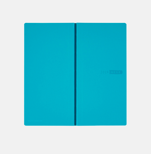 Hobonichi Techo Weeks Mega Japanese Version 2024 Jan. Start Sneaker:Aqua Blue