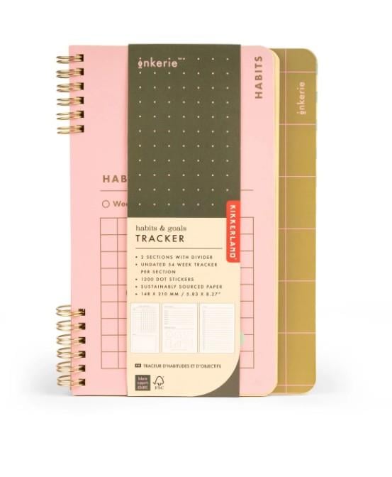 Kikkerland Habit & Goals Tracker Hedef Defteri