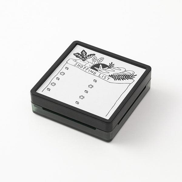 Midori Paintable Penetration Stamp Damga - Large Size - Shopping List 35388006