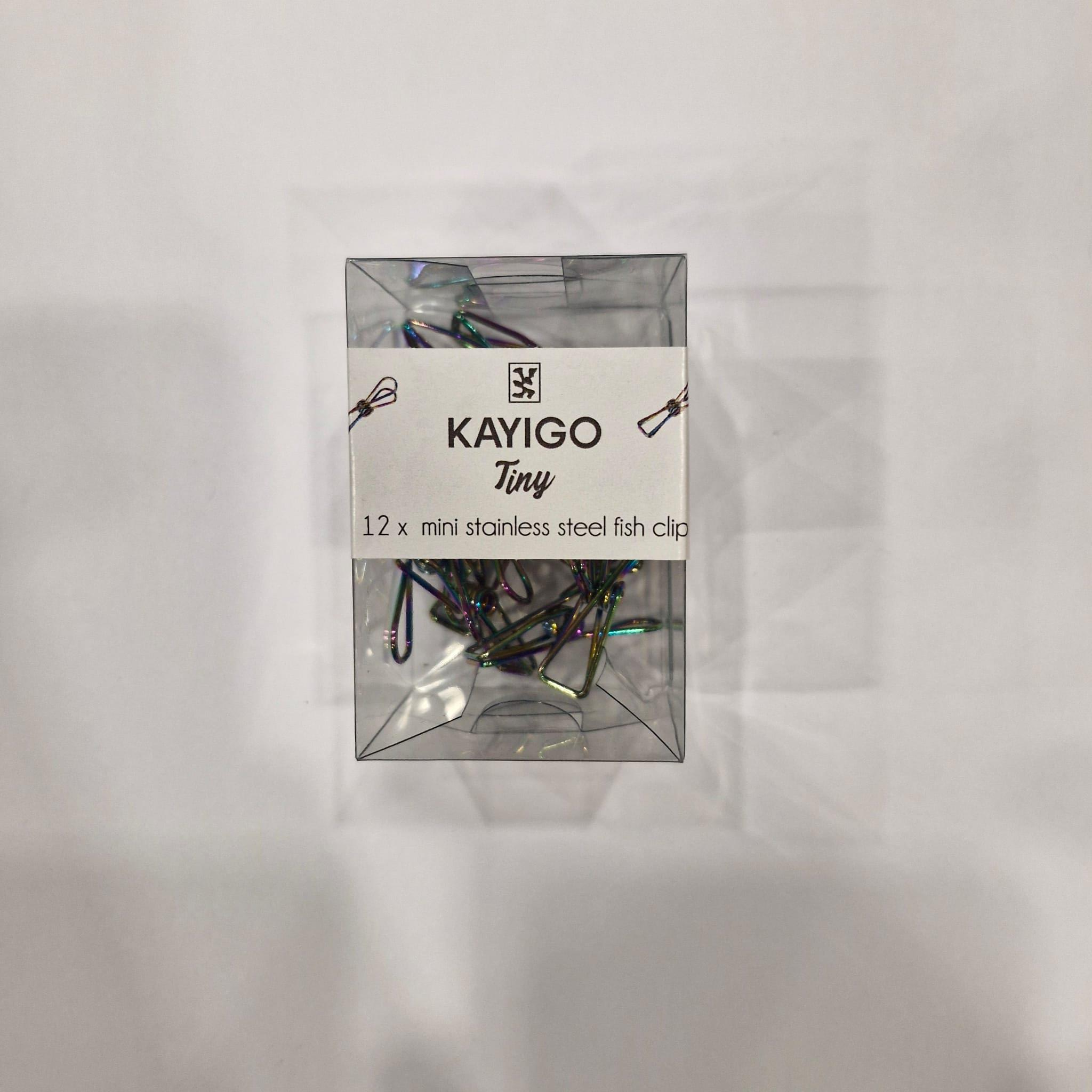 Kayigo Tiny Paslanmaz Çelik Mini Mandal Onikili Hologram