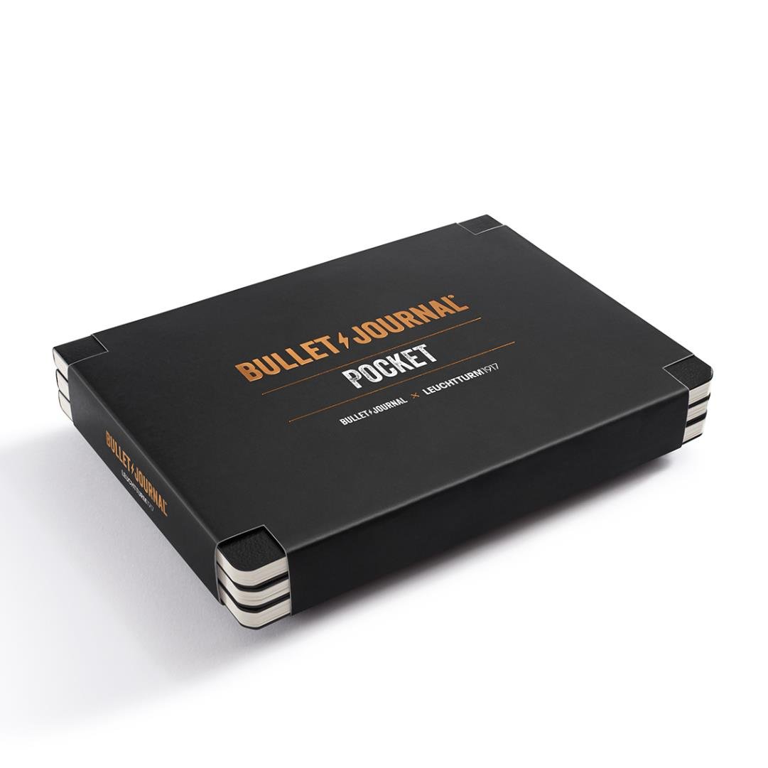 Leuchtturm 1917 Bullet Journal Edition Pocket  A6 Dotted 3 Pack Defter Seti 371123