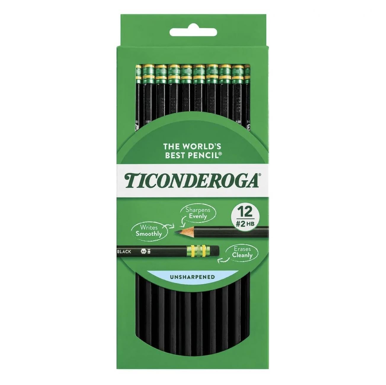 Dixon Ticonderoga The World's Best Pencil Siyah 12'li Kurşun Kalem