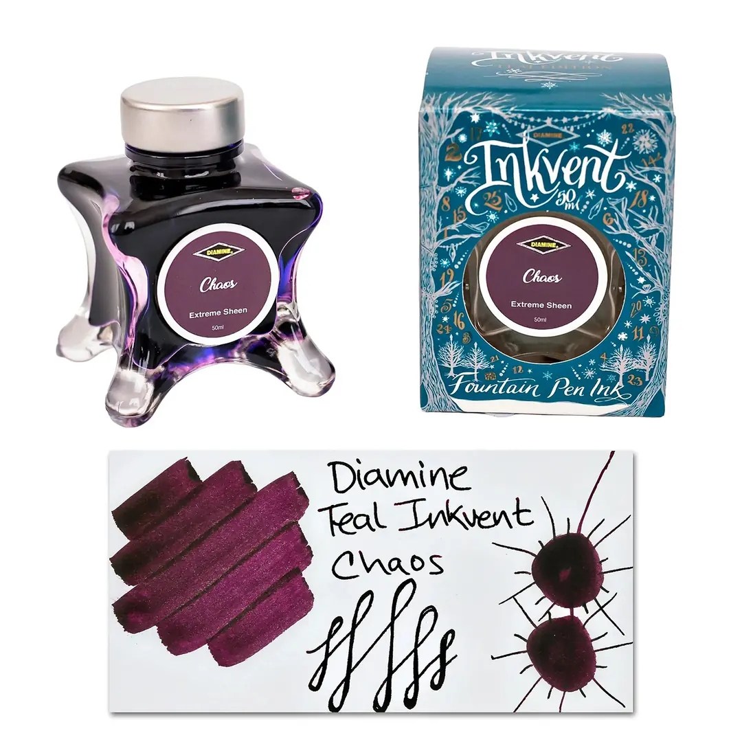 Diamine Inkvent Teal Calender Chaos Extreme Sheen Mürekkep