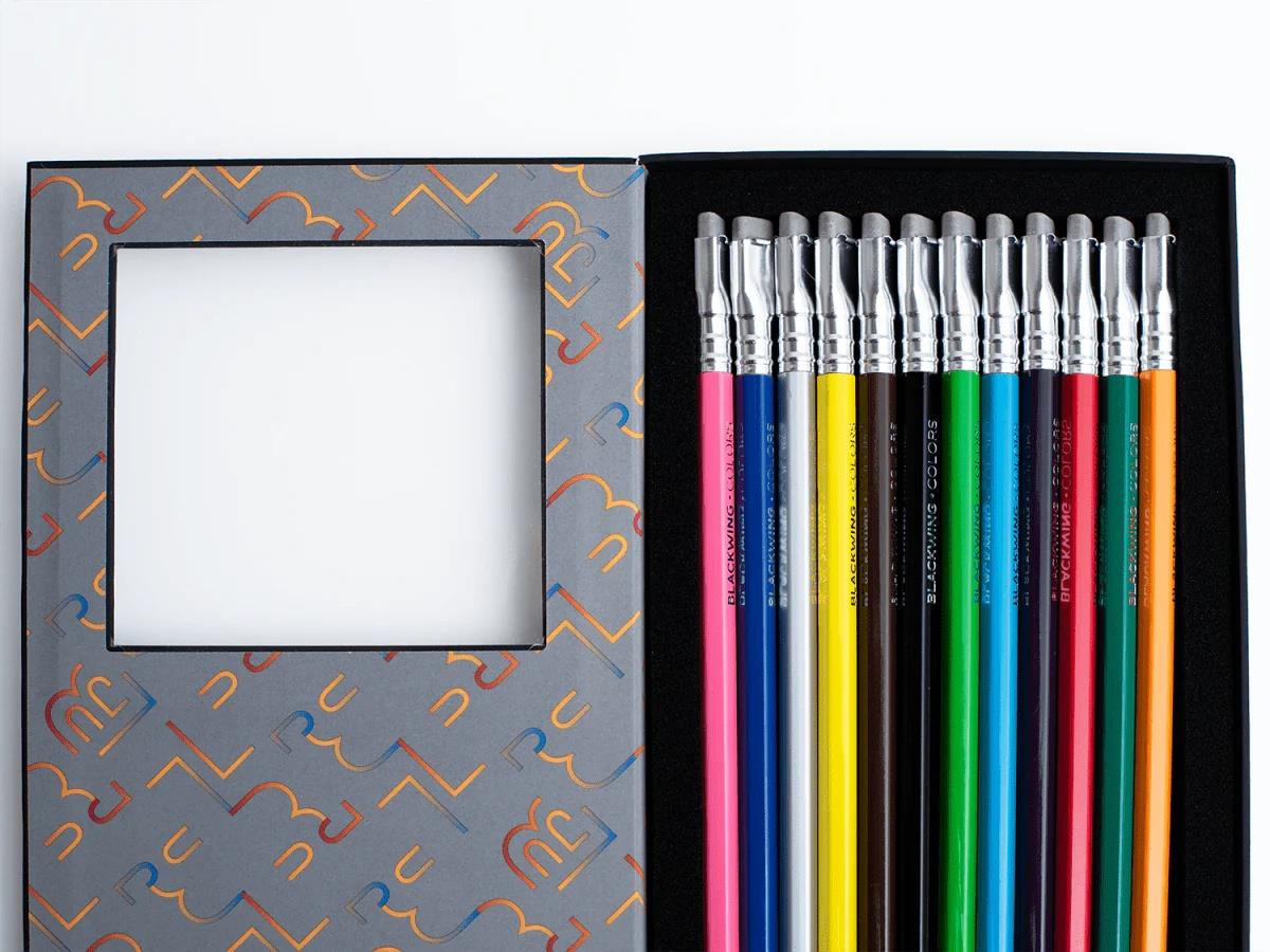 Palomino Blackwing Colors Silgili Ahşap Gövdeli 12'li Kalem Seti 
