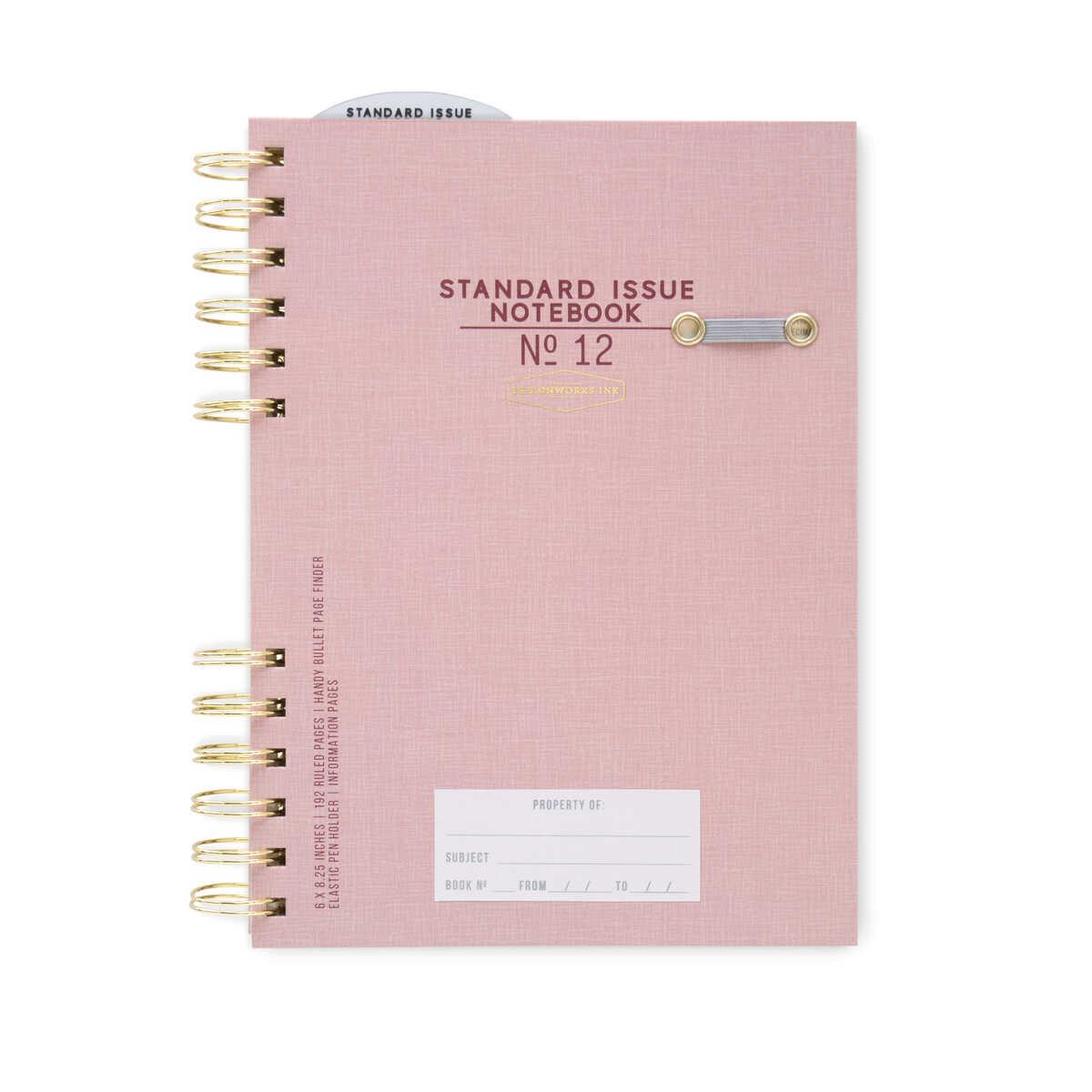 Designworks Ink Standard Issue Spiralli Defter Dusty Pink