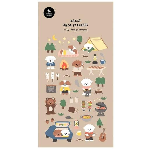Suatelier Deco Sticker Let's Go Camping