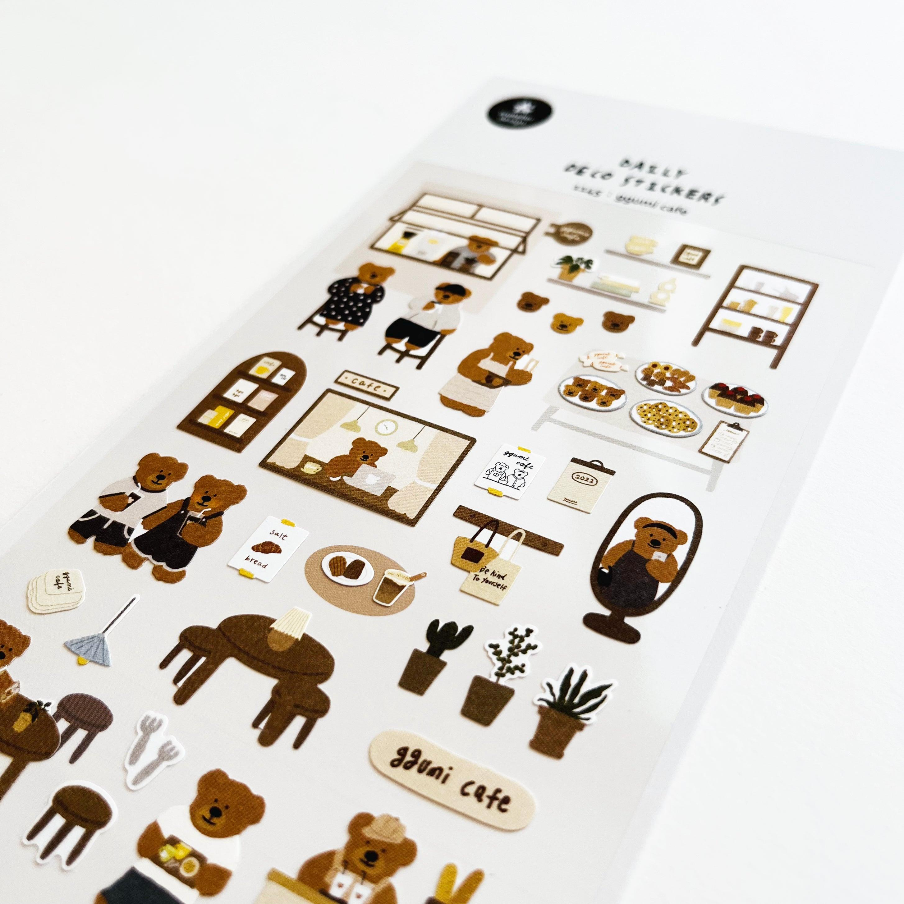 Suatelier Deco Sticker Seti Ggumi Cafe