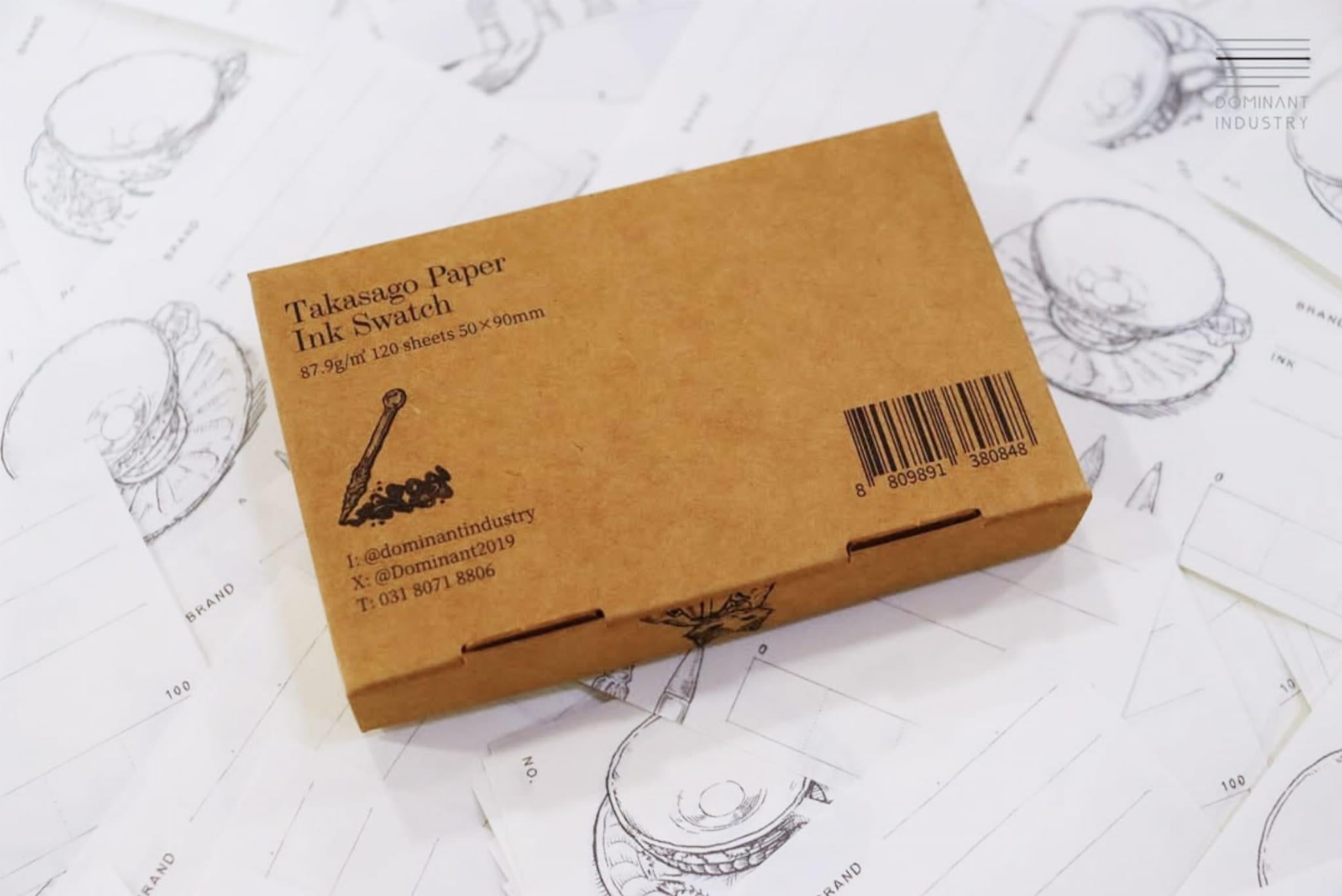 Dominant Industry Mürekkep Deneme Kağıdı Ink Tea Time