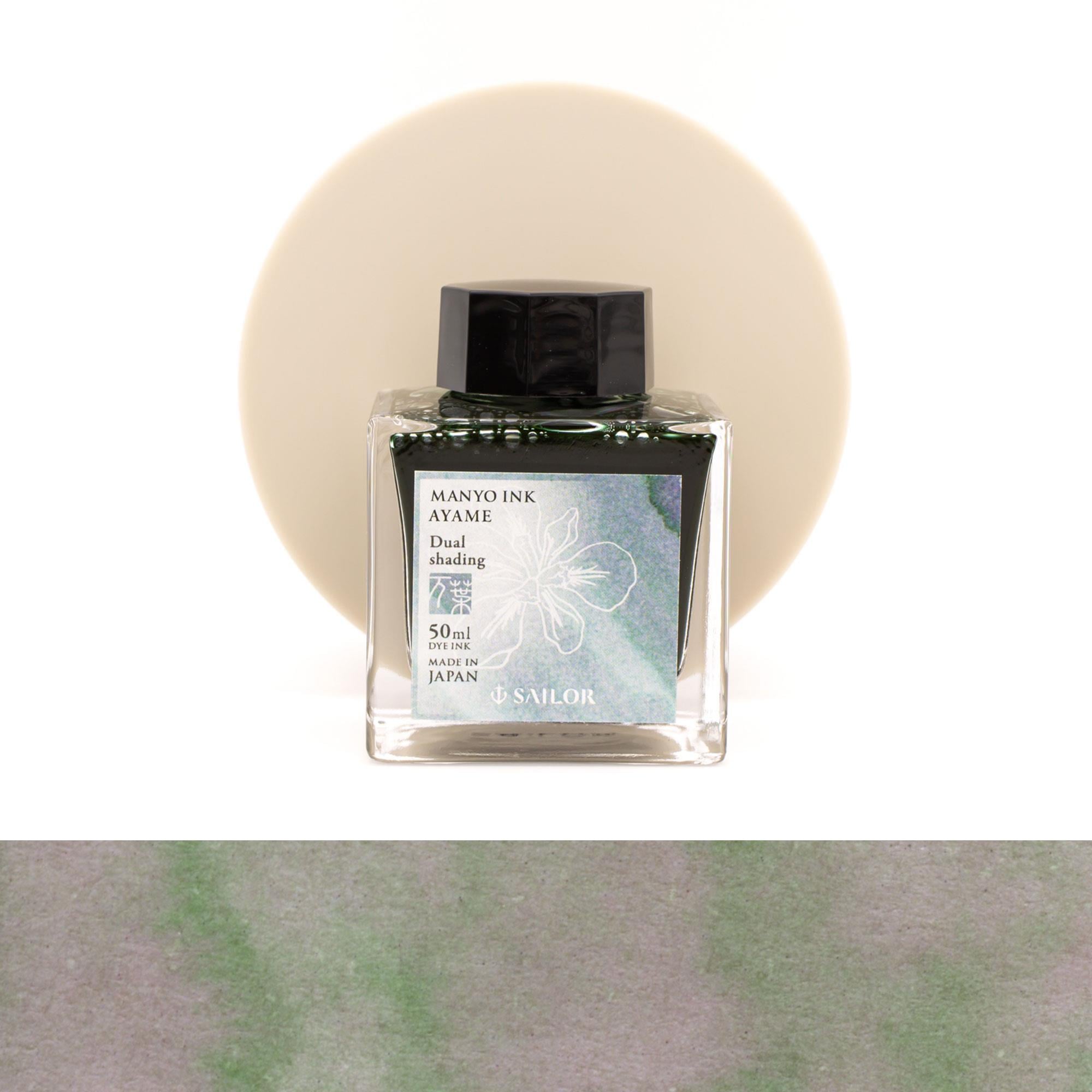 Sailor Manyo Dual Shading Ayame Ink 50 ml