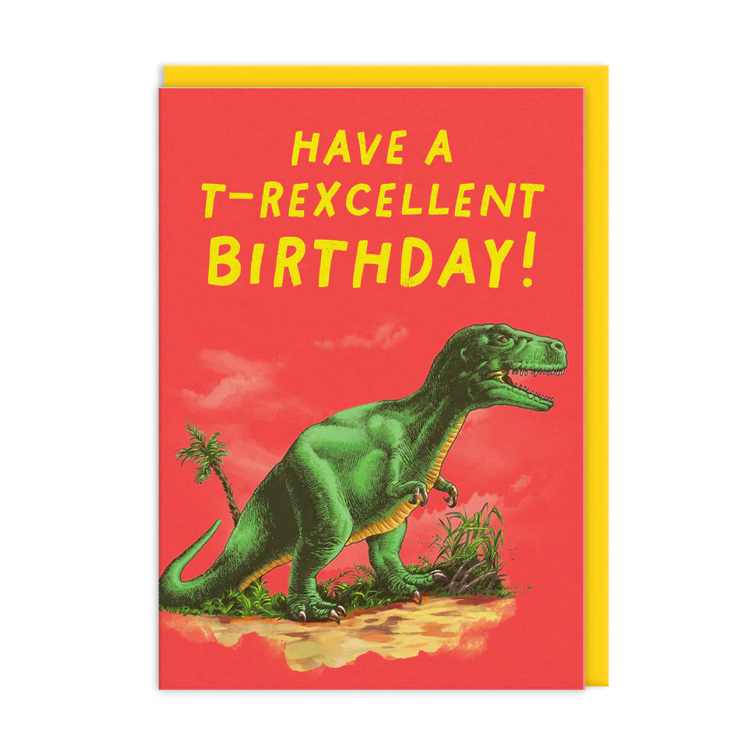 Ohh Deer Natural History Museum Tasarımı A6 Kartpostal T-Rex 12345