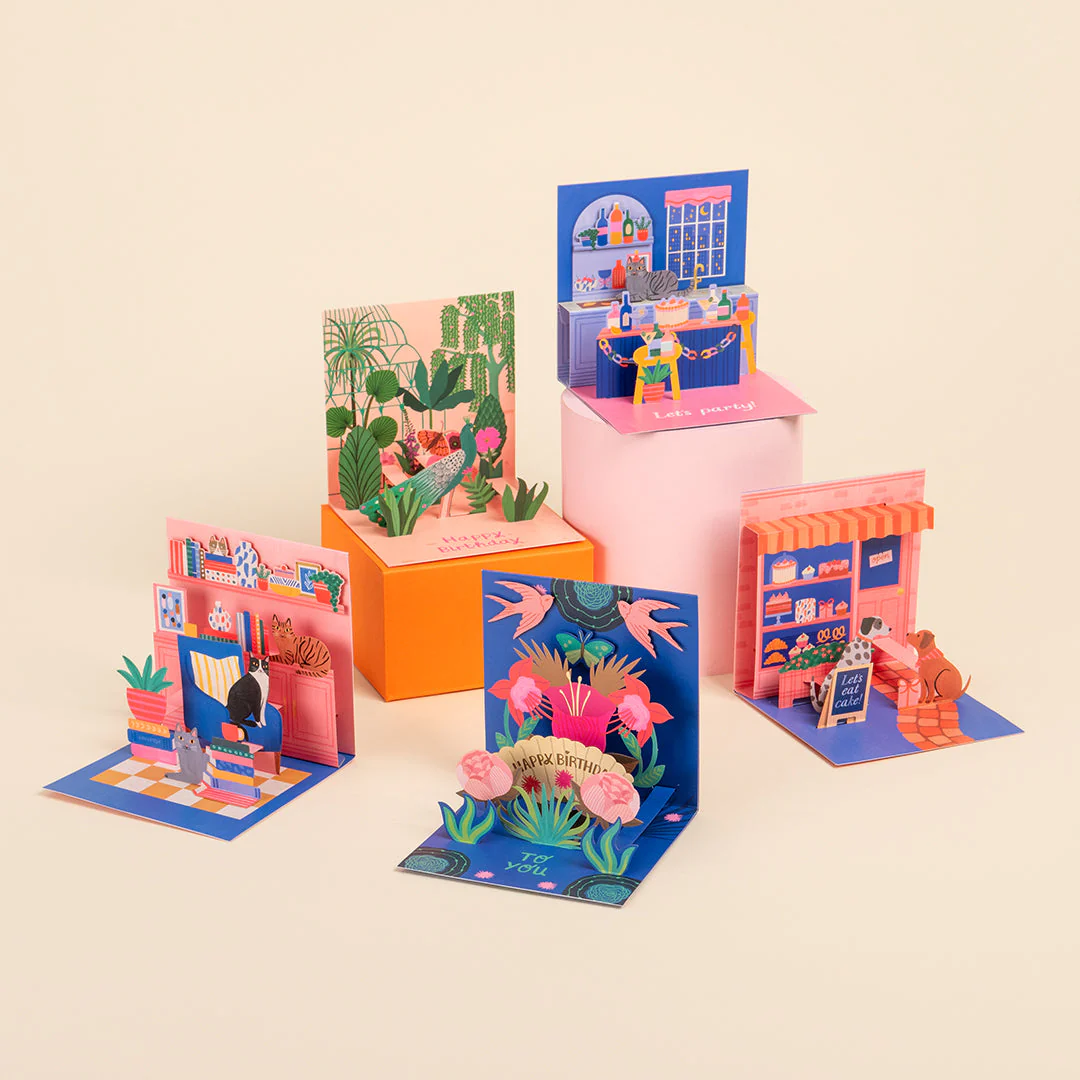 Ohh Deer Imogen Harper Tasarımı Pop-up Kartpostal Sip Sip Horay 13007