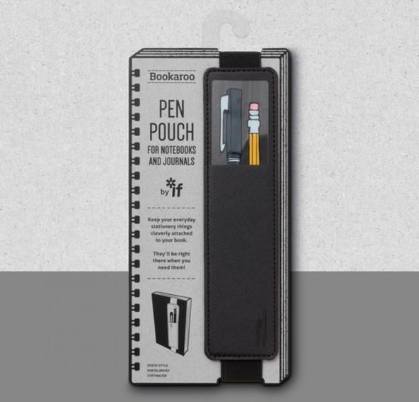 İf Bookaroo Pen Pouch  Defter Üstü Kalemlik  Black