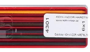 Koh-i Noor Tecnical Coloured Leads 2.0 mm Renkli Uç Seti 6'lı