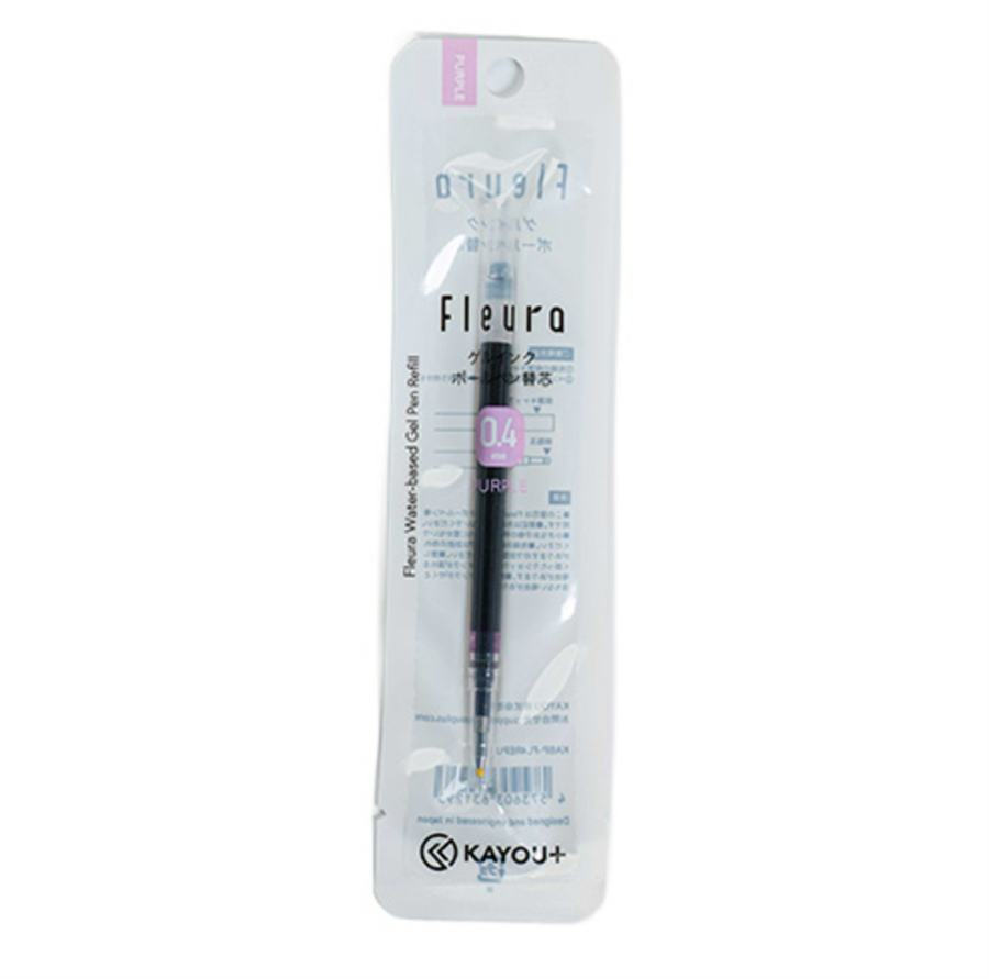 Kayou Plus Fleuro Water-Based Gel Pen Refill 0,4mm Purple