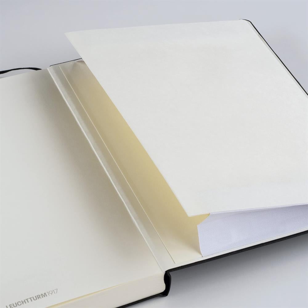 Leuchttrum 1917 Medium(A5) Sert Kapak, 251 Numaralandırılmış Noktalı Sayfa Defter Port Red 359695